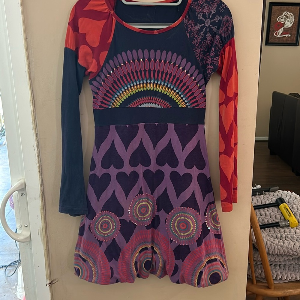 Desiguel  rainbow mini dress